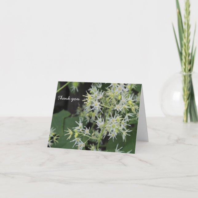 Tack - Blommor Kort (Framsida)