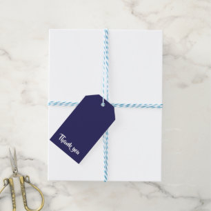 Tack Blue #26235C-Märkre Presentetikett