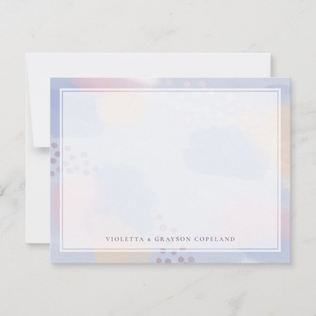 Tack Blue Abstrakt Art (Framsida)