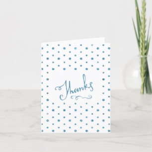 Tack Blue Sparkle Serif Font Tack Anpassad Kort