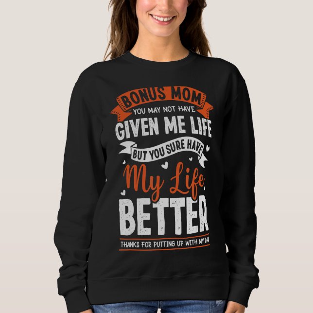 Tack, Bonus Mamma Stepmor Stepmamma för dött T Shirt (Framsida)