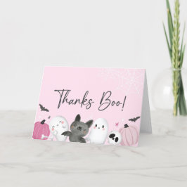 Tack Boo! Halloween-tackkort