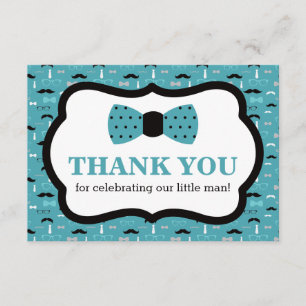 Tack, Bow Tie, Teal, Black Tack Kort
