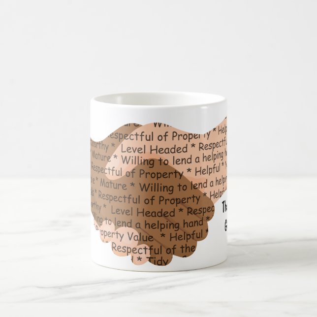 Tack, Bra granne Kaffemugg (Center)