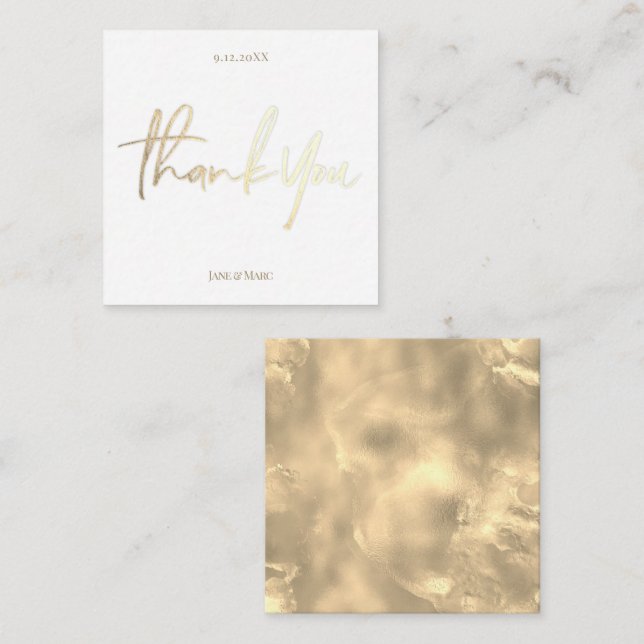 Tack Bröllop-Anpassningsbar-kort med kuvert Anteckningskort (Fram/baksida)