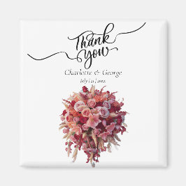 Tack Bröllop Bouquet-blommans favorit Magnet