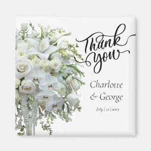 Tack Bröllop Bouquet-blommans favorit Magnet