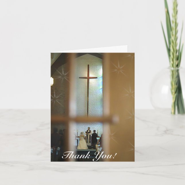 Tack Bröllop-kort (Framsida)