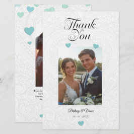 Tack - Bröllop-kort Brevpapper