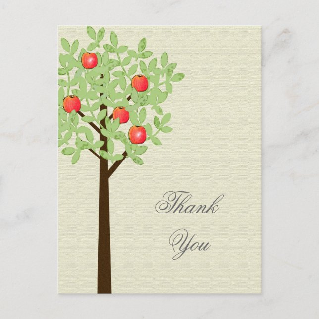 Tack, bröllop, vykort. Vår och sommar. Vykort (Framsida)