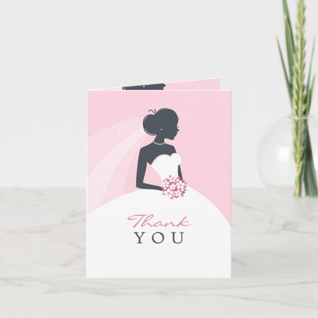 Tack Bröllopsdusch Vikt Kort (Framsida)