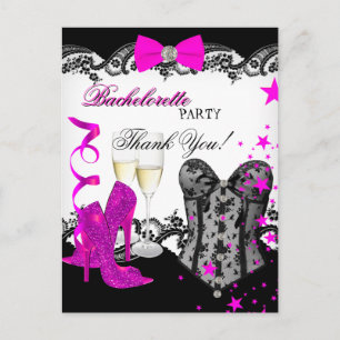 Tack Brudtärna Spets Rosa Midja Champagne Vykort