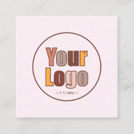 Tack Business Logotyp Modern Minimalist Rabattkort