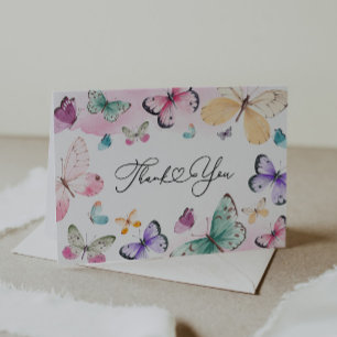 Tack Butterfly-kort Kort