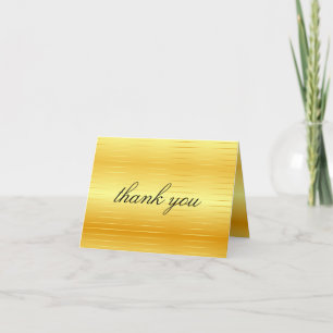 Tack Calligraphed Script Falskt Guld Mall