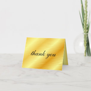 Tack Calligraphy Script Guld Se Trendy Kort