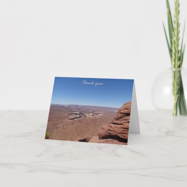 Tack - Canyonlands Kort (Framsida)