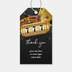 Tack, Casino Night Party Presentetikett