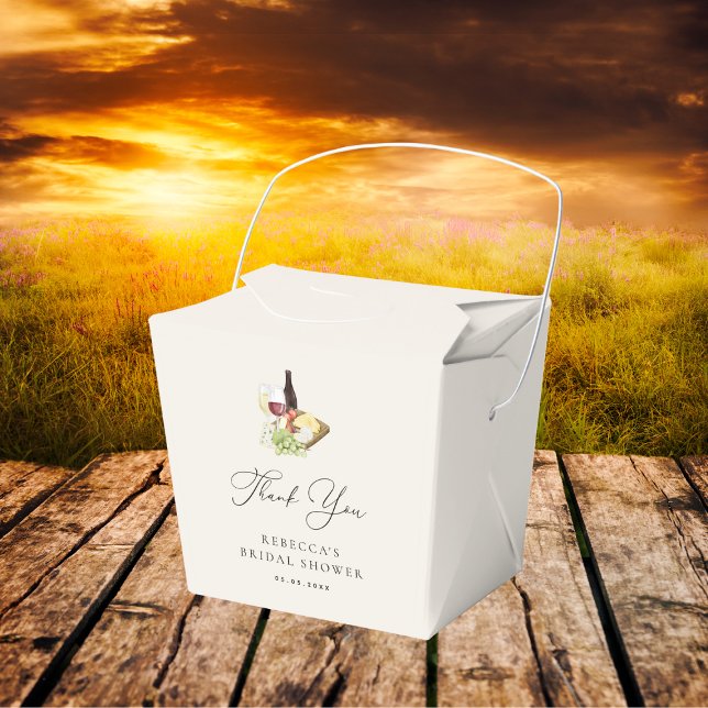 Tack Charcuterie Vin & Ostbröllopsfest Presentaskar (Skapare uppladdad)