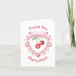 Tack Cherry Mycket Coquette Cherry Kort