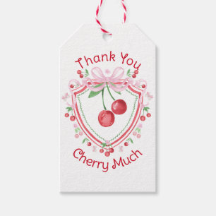 Tack Cherry Mycket Coquette Cherry Presentetikett