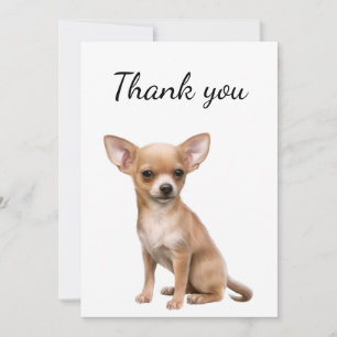 Tack Chihuahua Hund Pet Animal Kort