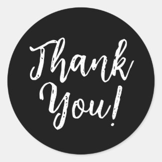 Tack Circle Runt Klistermärke