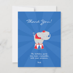 Tack Circus-karnival - platta kort