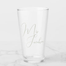 Tack Client Bröllop Gift Sage Grönt