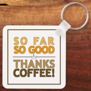 Tack Coffee Nyckelring