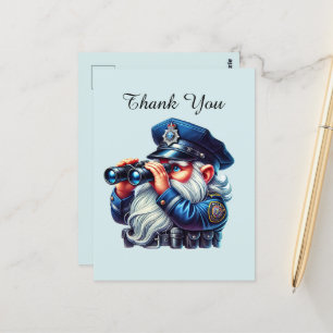 Tack coola polis  vykort