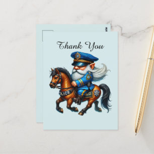 Tack coola polis  vykort