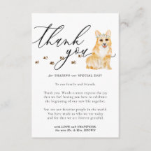Tack Corgi valp hund Bröllop