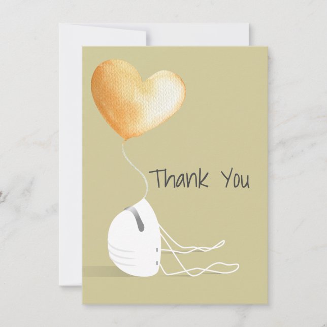 Tack Coronavirus Edition Anteckningskort (Framsida)