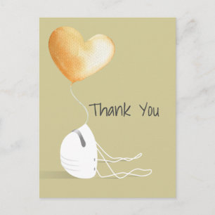 Tack - Coronavirus Edition Vykort