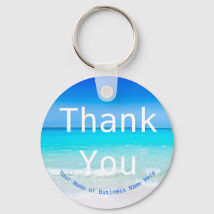 Tack Customer Gift Beach-sommaren Nyckelring