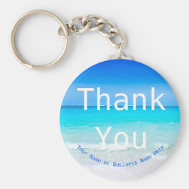 Tack Customer Gift Beach-sommaren Nyckelring