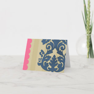 Tack Damask Kort