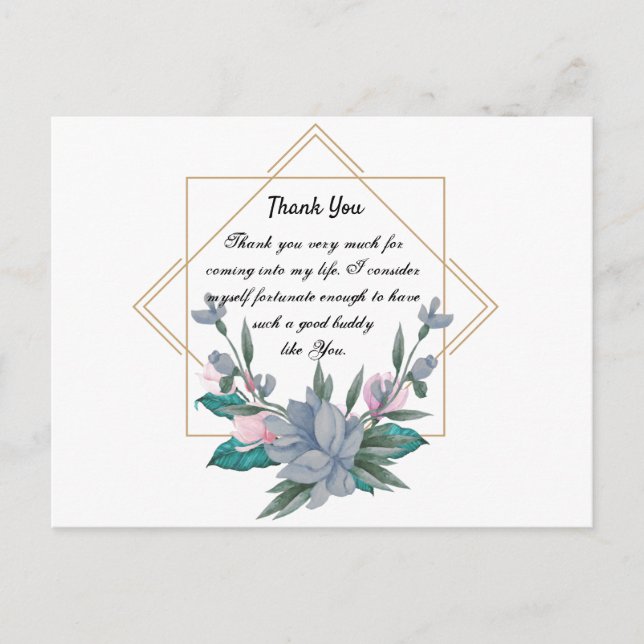 Tack Design Vykort (Framsida)