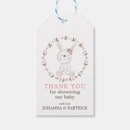 Tack Det är en Baby Bunny Baby Shower Presentetikett