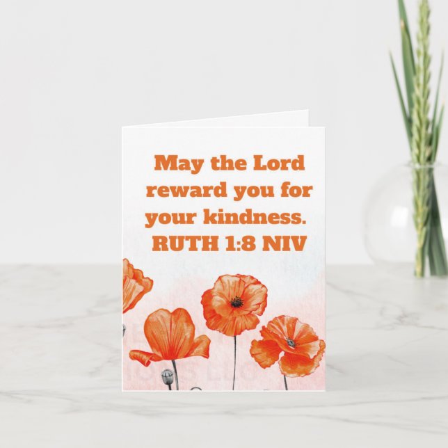 TACK DIG CARD 1 KORT (Framsida)