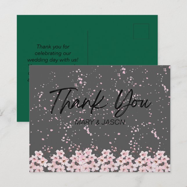 TACK DIG CARD VYKORT (Fram/baksida)