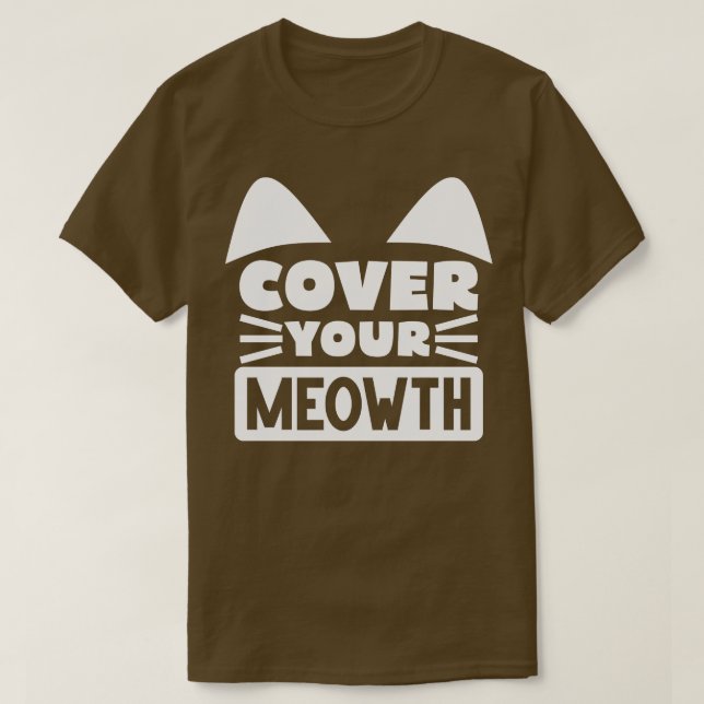 Täck din katt 2 t shirt (Design framsida)
