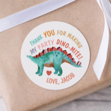 Tack Dino-Mite Watercolor Dinosaur