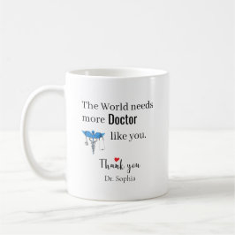 Tack Doktor Anpassad Namnpresent Kaffemugg