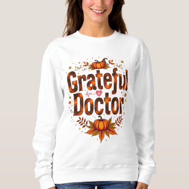 Tack Doktor Thanksgiving T Shirt (Framsida)