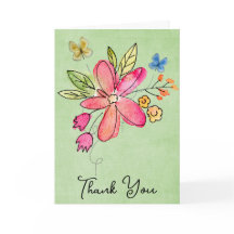 Tack Doodle Flowers Card