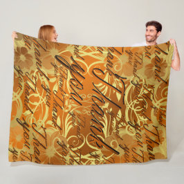 Tack+du,typografi, text, teckensnitt, bokstäver, c fleecefilt