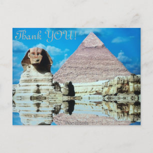 Tack! Egyptian Sphinx.. Vykort