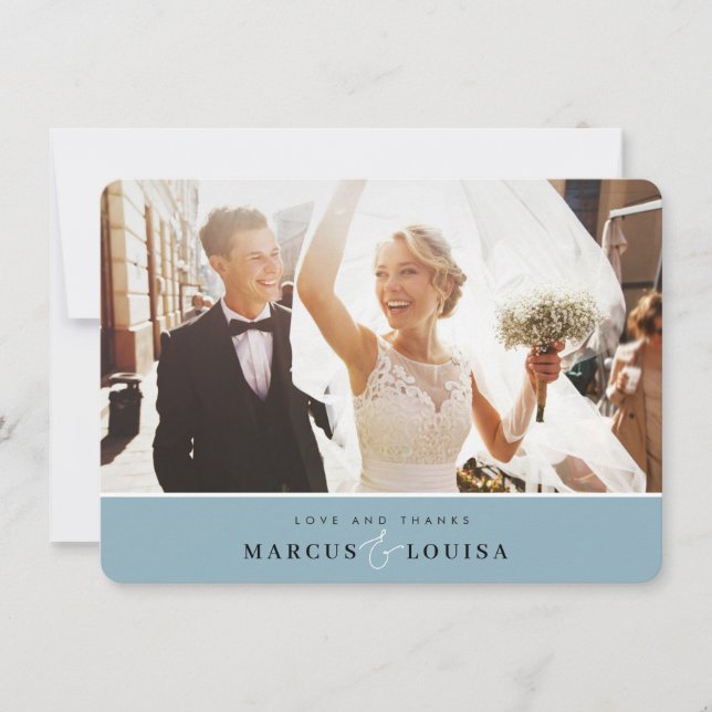 TACK elegant chic ampersand dammig blue (Framsida)